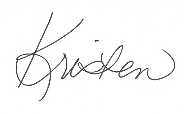 signature kristen wilson